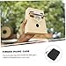 LIOOBO Thick Kalimba Storage Bag Durable Thumb Piano Case with Eva for Adults Scratch-resistant Water-resistant Classic Black Design