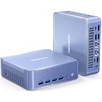GEEKOM Mini PC AX8 Max, Dual 2.5G Lan AMD Ryzen 7 8745HS (Up to 4.9GHz, 3 Mode) Desktop Computers, Radeon 780M, 32GB DDR5 5600MHz RAM 1TB PCIe SSD, 2xUSB4/PD/WOL/8K 4 Display/Gaming/Business/Win11 Pro