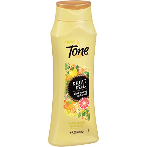 Tone Citrus Peel Exfoliating Body Wash, With Alpha-Hydroxy Fruit Acids, 16 Fl. Oz.