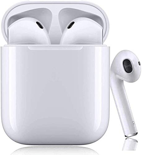 Auriculares Bluetooth 5.0 Auricular Inalámbrico Control Táctil con Graves Profundos In-Ear Auriculares Bluetooth con Caja de Carga Rápida IPX5 Impermeables,para Android/iPhone/Huawei/Samsung