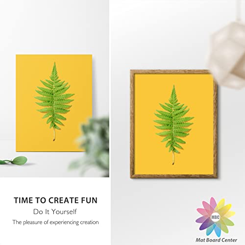 Mat Board Center, Pack Of 25, 8.5X11 Uncut Mat Boards - White Core - Variety Pack - Assorted Colors - Full Sheet - For Diy, Frames, Pictures, Photos, Crafts #TOP5