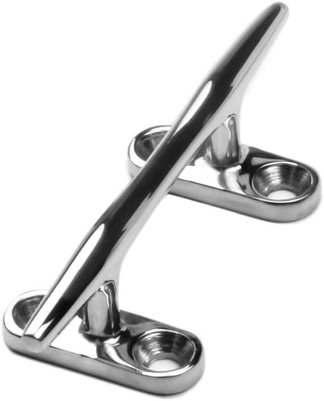 Miniatura 7 de MIZUGIWA Tacos de acero inoxidable de 4 pulgadas, 5 pulgadas, 6 pulgadas, 8 pulgadas, base abierta con cierres para muelles de lanchas, cubiertas,