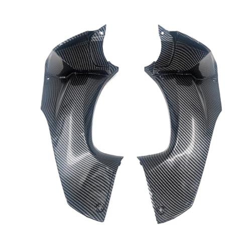 SKWXCCCVM Kompatibel mit Kawasaki Ninja ZX-14R 2012-2021 ABS Carbon Motorrad Oberes vorderes Steuerrohr Luftkanal Seitenabdeckung Füllpaneel Verkleidung