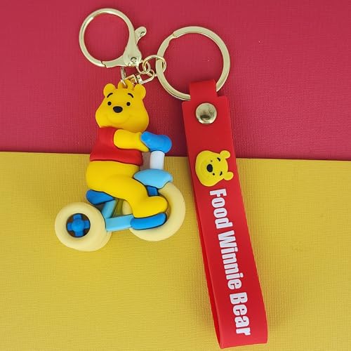 Image of OTTAVO Cute Cartoon 3D Silicone High -Quality PVC Material Keychain, Suitable for Boys and Girls - Pack of 1.
