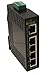 Molex 1120360042 Direct-Link Series 300 Managed Ethernet Switch, 18-Port (16-RJ45, 2-RJ45/FX), IP40