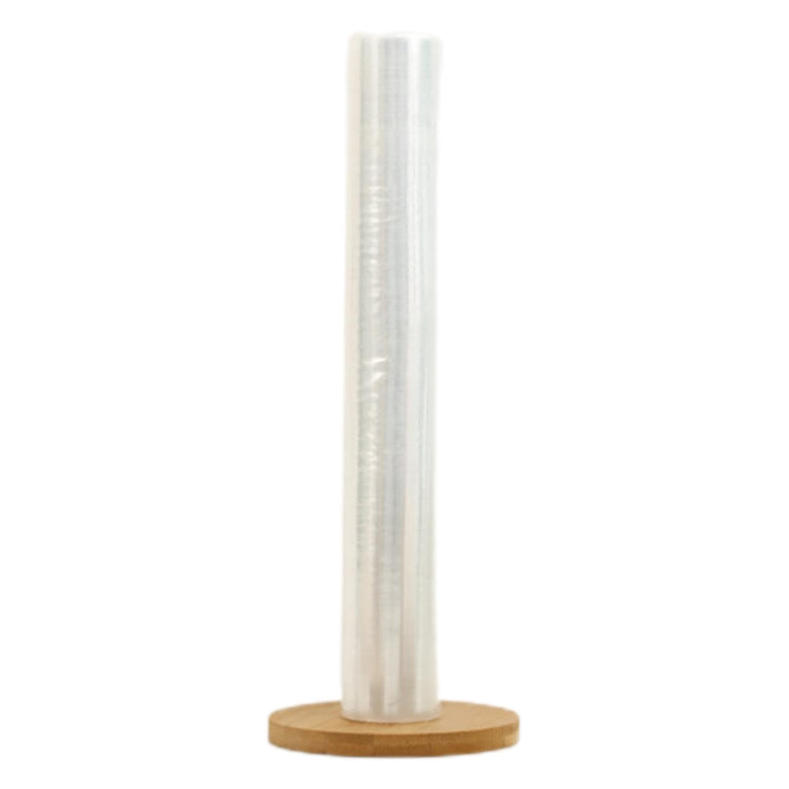 Wood Paper Towel Holder, Kitchen Roll Holder Stand, Paper Tower Stand, Tissue Paper Roll Stand Holder, Farmhouse Countertop Wooden Standing Paper Towel Holder, For Paper Towel, Fresh-Keeping Film,