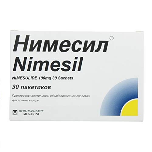 Nimesil 100 mg 30 bolsitas dolor de muelas dolor muscular instant...