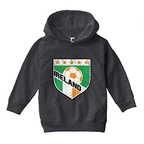 Tcombo Ireland Soccer - Distressed Badge Toddler/Youth Fleece Hoodie