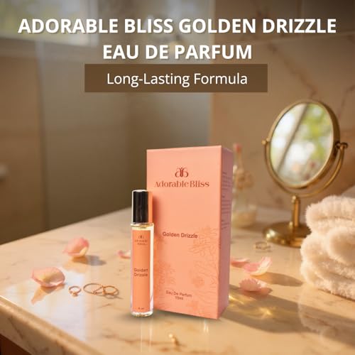 Image of Golden Drizzle Eau de Parfum | Long-Lasting Unisex Perfume | Rich Gourmand Fragrance with Rum, Dark Chocolate, Coffee, Caramel & Vanilla| Ideal Gift for Her