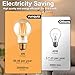 12Pack 2200k Led Light Bulb, Vintage A19 Edison Bulbs, Dimmable Amber Warm Yellow Light Bulb, Soft Yellow Led Filament Amber Light Bulbs, Old Style Light Bulbs, 40W Equivalent, 4 Watt, E26 Base