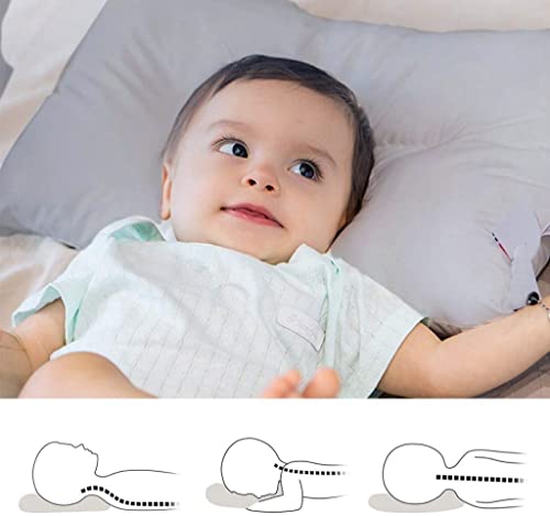 Toddler Pillow With Pillowcase | 13 X 18 Soft Hypoallergenic 100% Organic Cotton Baby Pillows For Sleeping | Small Kids Pillow, Infant - Perfect For Travel, Cribs Bed Sets, Machine Washable #TOP3