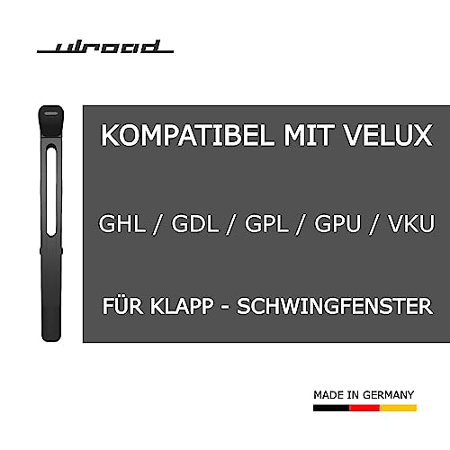 ULROAD Dachfenster Putzriegel Kunststoff Putzstellung für Velux GGU GPU GHU Ersatzteil Putzriegelbuchse für Schwingfenster Bolzen PR-G1 3271
