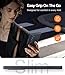 TORRAS 360 Spin Magnetic Stand for Galaxy Z Fold 7 Case, MIL-Grade Hinge Protection, Fit for Magsafe, 360 Kickstand & Ring Holder, Armor Hard Slim Case for Samsung Galaxy Z Fold 7, Black