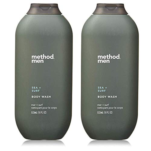 Method Men Body Wash Sea and Surf, 18 Ounce, 2 Pack