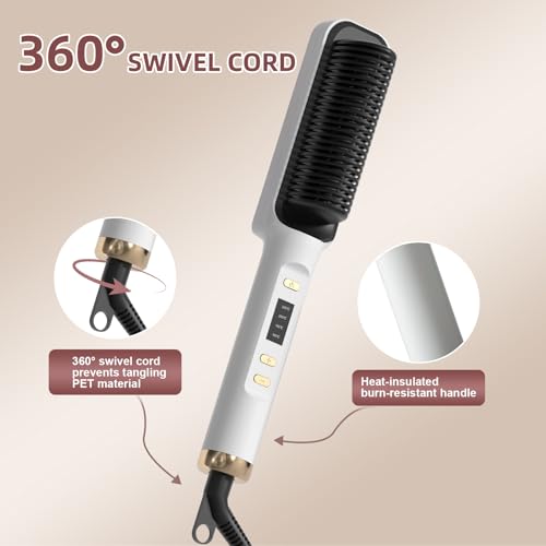 Peine alisador con pantalla LED y 4 temperaturas miniatura 6