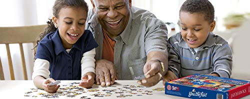 Image of YouTheFan NCAA Kansas Jayhawks Retro Series Puzzle - 500 Pieces