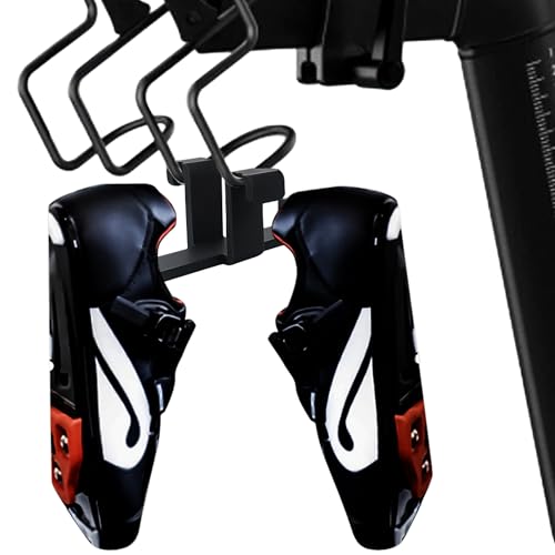GGTE Bike Shoe Holder for Peloton Bike, Space-Saving Shoe Hanger & Shoe Holder, Does Not Fit Bike+ (2-pack)