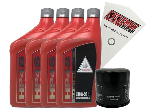 Cyclemax Oil Change Kit compatible with 2001-2014 Honda GL GL1800 Goldwing Gold Wing Synthetic