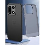 QJONSIU Etui na OnePlus 15, Ultracienka Shockproof PC Ochronne Case, Wygodna i Gładka-Przezroczysta Czarny