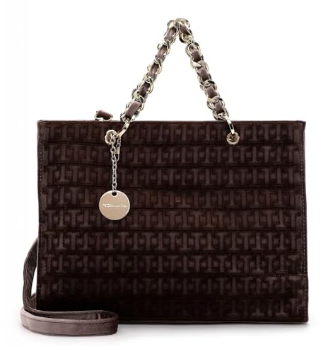 Tamaris Camilla Shopper Taupe grand sac fourre-tout zippé élégant
