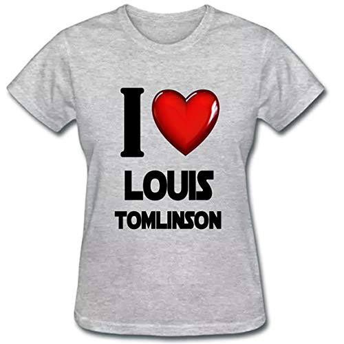Camiseta E Babylook Louis Tomlinson Camisa Blusa Cantor Eua (Babylook - M, Cinza)