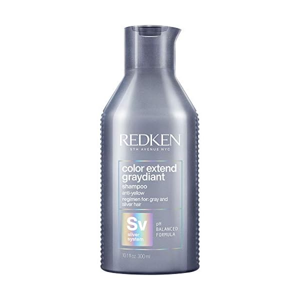 Redken Color Extend Graydiant Shampoo | For Gray & Silver Hair | Tones & Strengthens Hair | With Citric Acid | 10.1 Fl Oz
