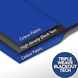 Deconovo Stars Foil Printed Thermal Insulated Curtains Eyelet Blackout Curtains for Kids Bedroom 46 x 54 Inch Blue 1 Pair - Image 6