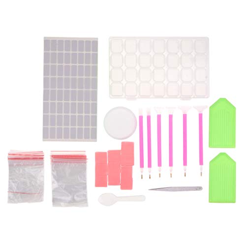 yotijar 1 Set 5D Diamond Painting Kits de Ferramentas de Ponto Cruzado para Iniciantes Faça Você Mes