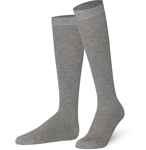 Image of Mysocks Unisex Extra Fine Combed Cotton Knee High Socks, Hand Linked Toe, Soft Latex Band