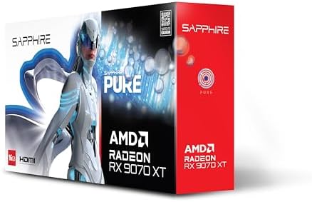 Sapphire Pure AMD Radeon RX 9070 XT OC Gaming Edition 16GB GDDR6 ...