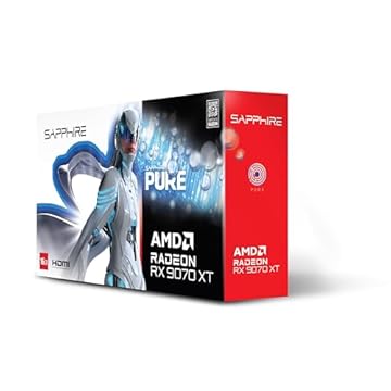 Placa de Vídeo Sapphire PURE AMD Radeon™ RX 9070 XT Gaming OC 16GB GDDR6 16GB 11348-02-20G