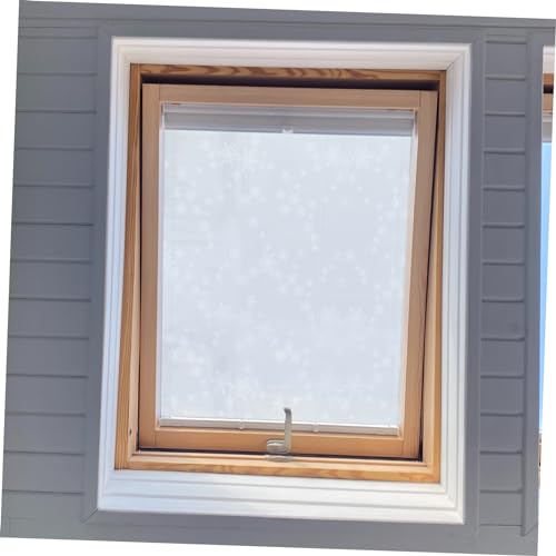 Película decorativa para ventana blanca removible miniatura 5