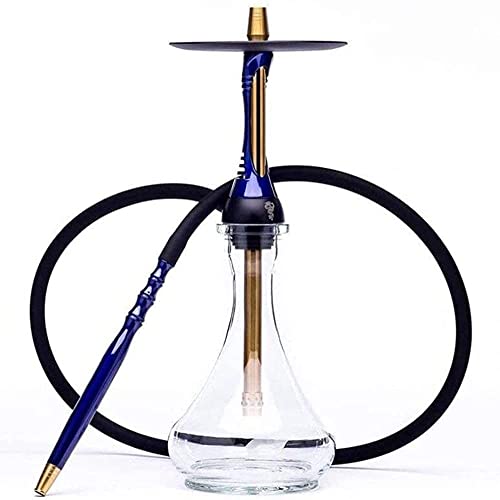 LSZ Shisha-Set Alphahookah Shisha Set, 58 cm Hukahn mit 1 Schlauch, Edelstahl + Glas Alphahookah for Erwachsene Shisha…
