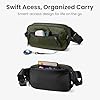 tomtoc Aviator-T35 1.5L X-Pac Sling Bag for Men & Women, RFID Blocking Crossbody Chest Bag, Water-Resistant Lightweight Shoulder Pack for Travel, Commute, Daily Use #5