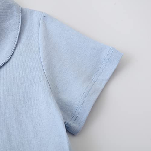 Image of Girls Cotton Long Sleeve Casual Cartoon Appliques Striped Jersey Dresses