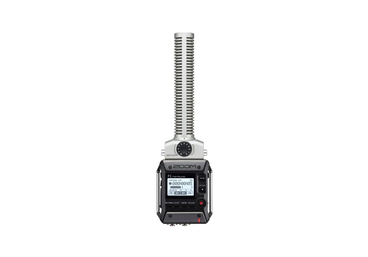Zoom F1-SP Field Recorder mit SGH-6 Shotgun Richtrohrmikrofon – Professioneller Audiorecorder für Film, Video, Interviews – EU-Version – Schwarz