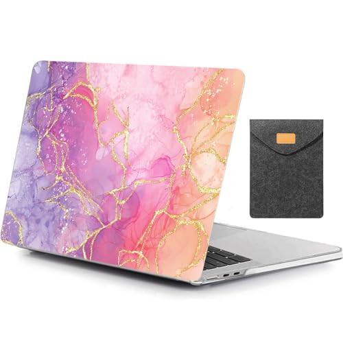 MUSHUI 2 en 1 Funda Compatible para MacBook Air 13.6 Pulgadas M2 A2681 M3 A3113 M4 A3240 2025 2024 2022 con Touch ID, Plástico Carcasa Rígida & Laptop Fundas Blandas, X81-37