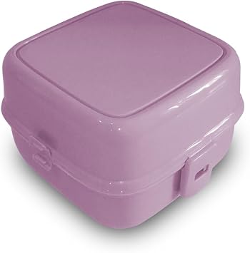 EYNEL Split Nutrition Box, Children's Breakfast Storage Container, Student School Picnic Camping Business, Lunch Food Pouring Bag (Pink - No Picture)