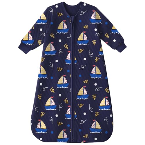 Image of Yoofoss Baby Sleep Sack 1.0 Tog Long Sleeve Sleep Sack