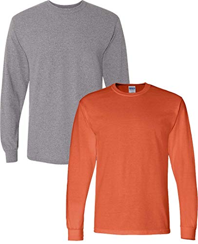 Image of Gildan Adult DryBlend Long Sleeve T-Shirt, Style G8400, 2-Pack