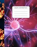  Graph Composition Notebook - Plasma : Quad Ruled 4 x 4 * 100 pages * 8.5” x 11” (Composition Books)