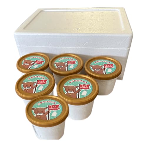 [卵不使用・無添加]ブラウンアイス(100ml)6個セット 北海道 南富良野町