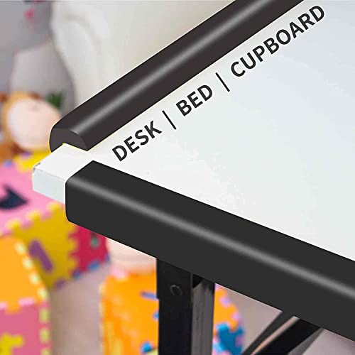Image of Baby Proofing Corner Guards, Corner Protectors, 2 Meter Foam Table Safe Bumpers, Furniture Edge and Corner Guardswith 3M Tapes Sharp Edges Protection(Black, Set of 2)