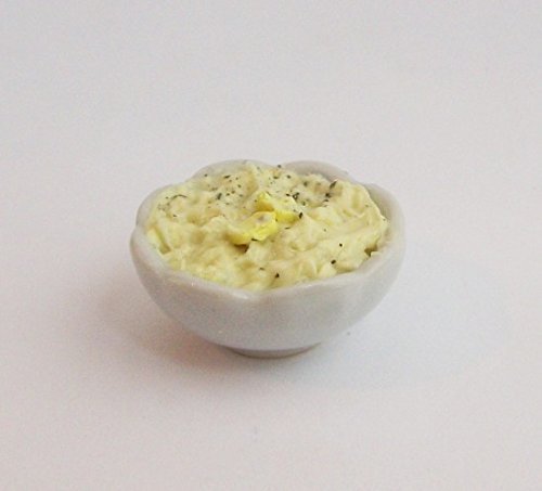 Mashed Potatoes Side Christmas Thanksgiving Dinner for Fashion Dolls Like Barbie, Bratz, Ever After High, Monster High, Winx Club, Blythe, Pullip, Miniature Fairy Garden