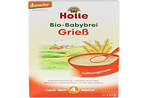 Holle Papilla De Semola De Trigo +4 Meses 250G 100 g