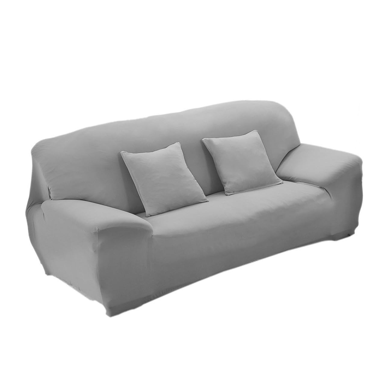 Couverture pour canapé places GALPADA gris housse élastique
