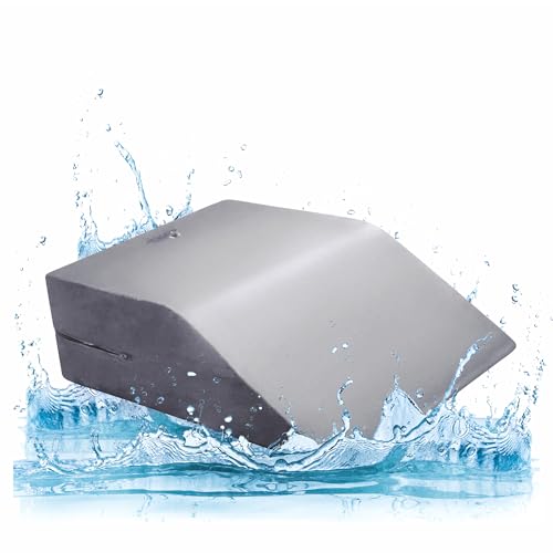 Sleep Jockey Waterproof Leg Wedge Pillow Case Cover - 25x20x8 Leg Wedge Pillow Cover - Fits Most Leg Wedges for Post-Surgery Elevation - Easy Care and Long Lasting