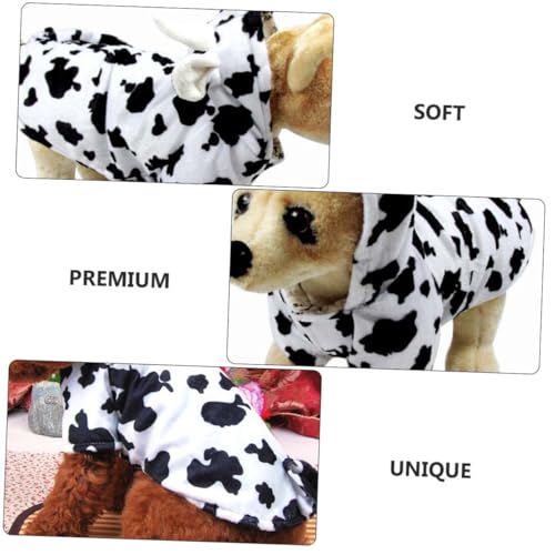 Disfraz de vaca para perro talla L miniatura 5
