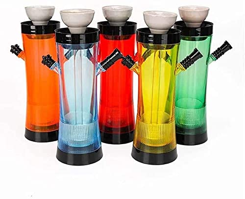 LSZ Shisha-Set LED Leichthuks Set mit Zangen, Schlauch und Fernbedienung, Acrylhuka for Männer und Frauen Shisha-Set… – Bild 7