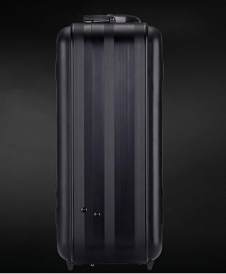 Aluminum Briefcase for Men Metal Toolkit Box Family Medical Equipment Cash Small Case 14 Inch Notebook Bag with Removable Sponge Black (14.5X10.6X4.5 Inch) - Image 3